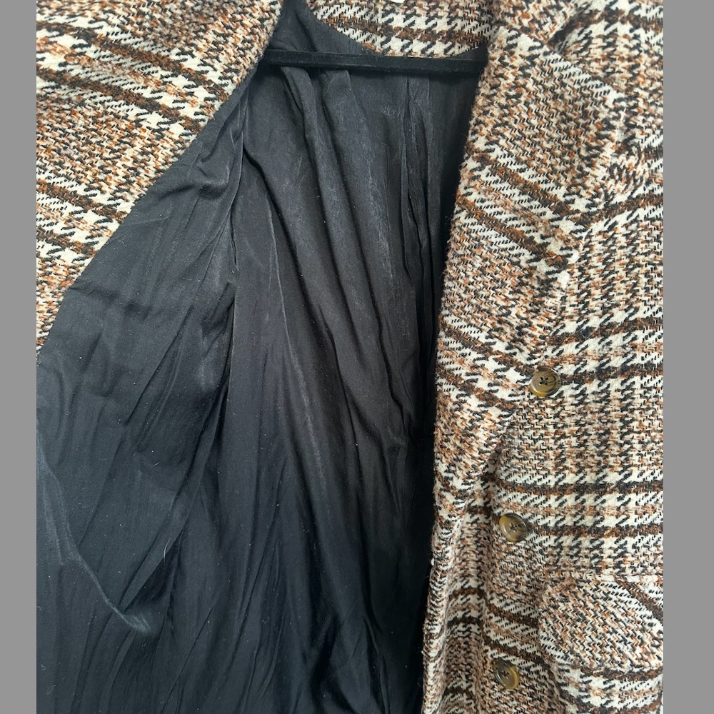 Free People, Plaid Coat, MSRP $ - Picture 5 of 11